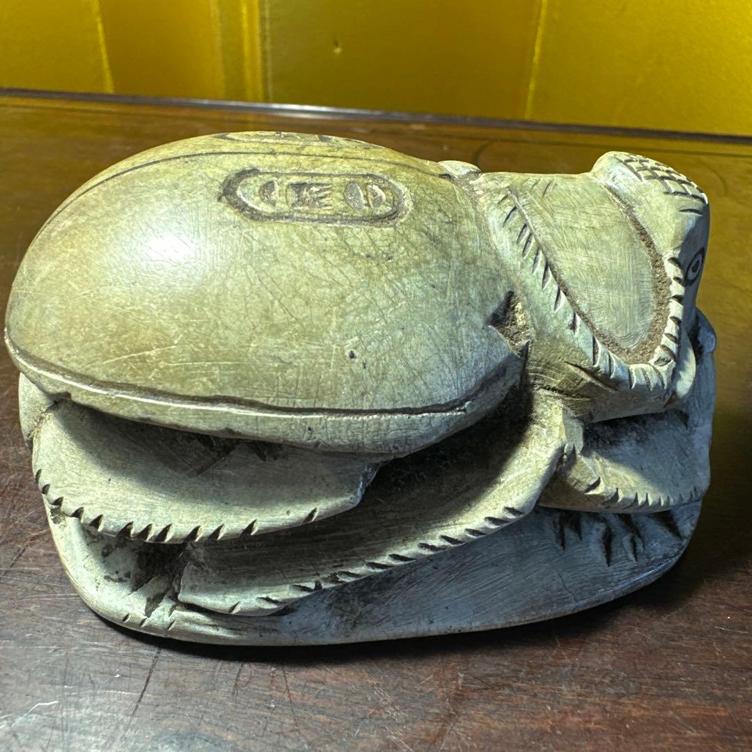 エジプトアンティーク置物スカラベ