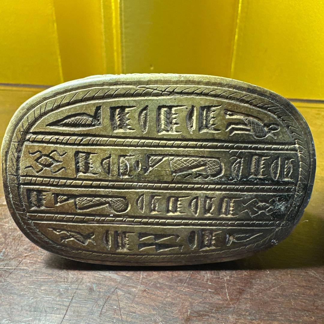 エジプトアンティーク置物スカラベ