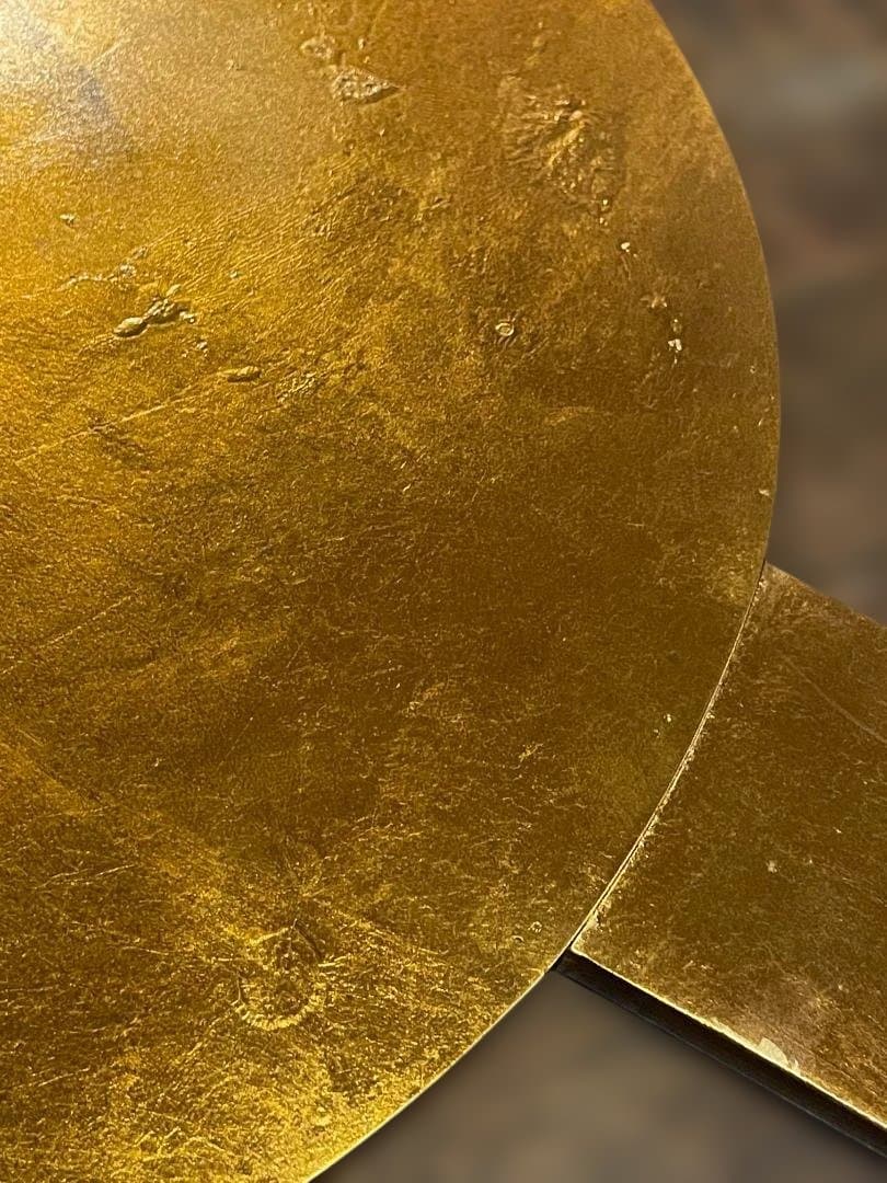 希少 特大 和鏡 銅鏡 鏡師 野田和泉守 藤原金益 松竹梅 鶴亀 骨董 柄鏡