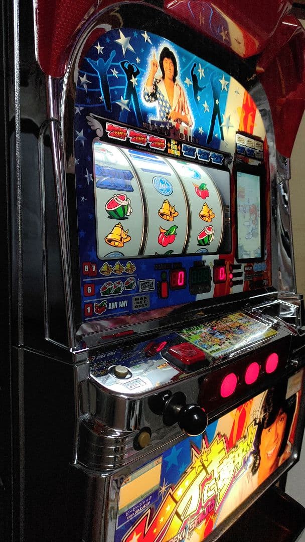 超レア！パチスロ実機！4号機！西城秀樹！ヒデキに夢中！コイン不用機