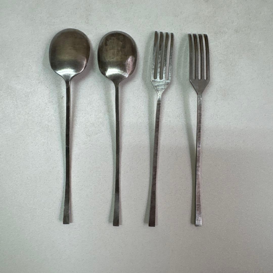 新品 竹俣勇壱 ③フォーク M スプーンMカトラリー4本