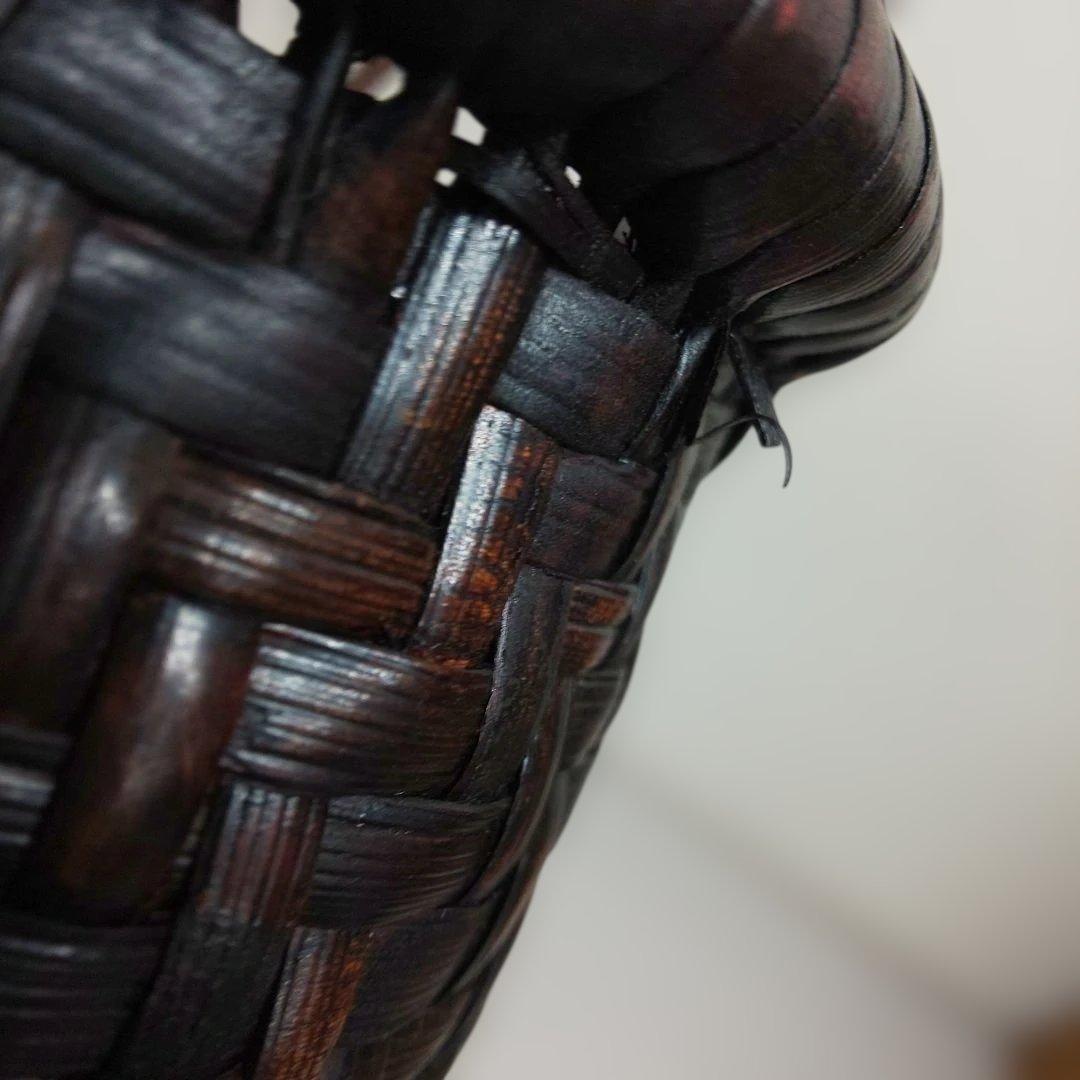 山葡萄 カゴバック 手提げ 内布なし