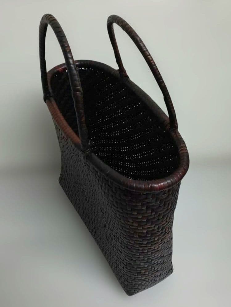 山葡萄 カゴバック 手提げ 内布なし