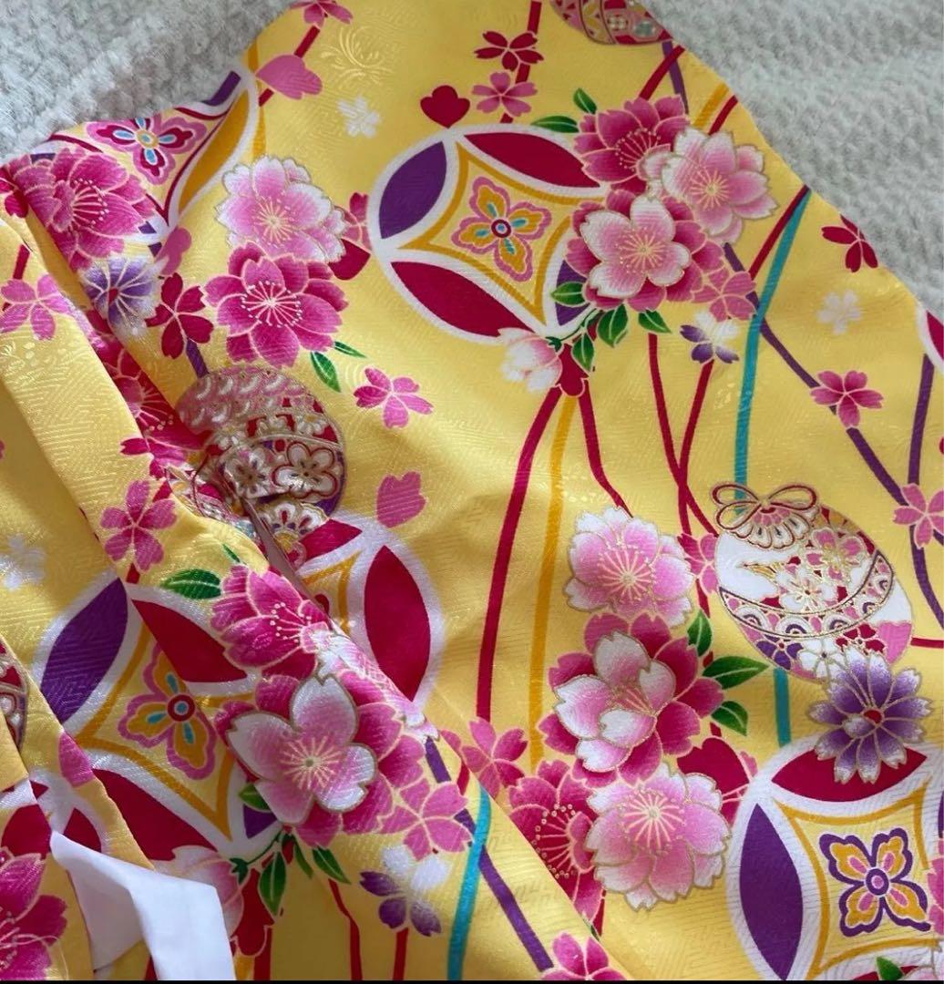 七五三 子供用着物セット 花柄