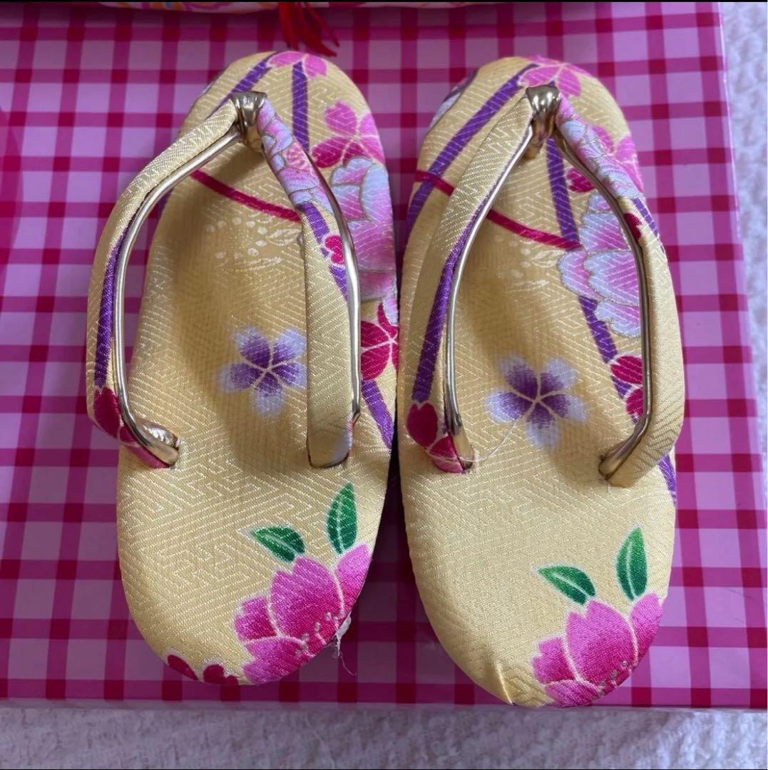 七五三 子供用着物セット 花柄