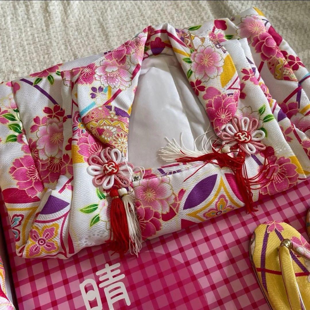 七五三 子供用着物セット 花柄