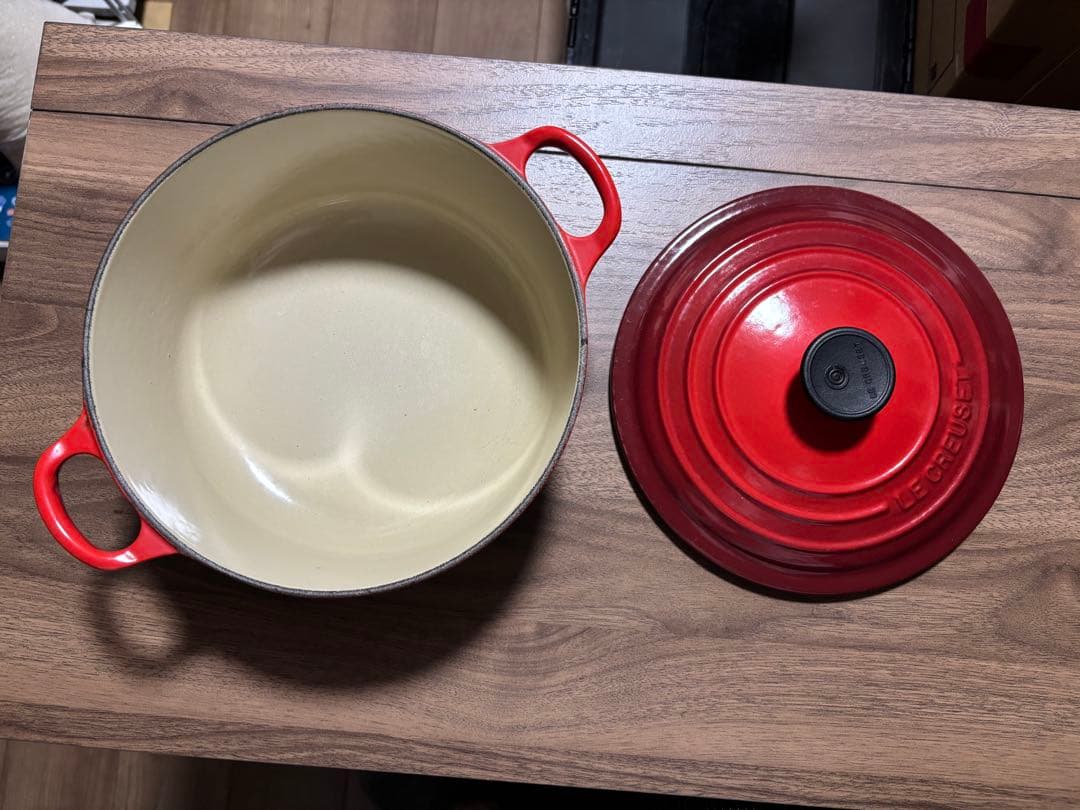 新品同様 ル・クレーゼ 鍋 20cm レッド