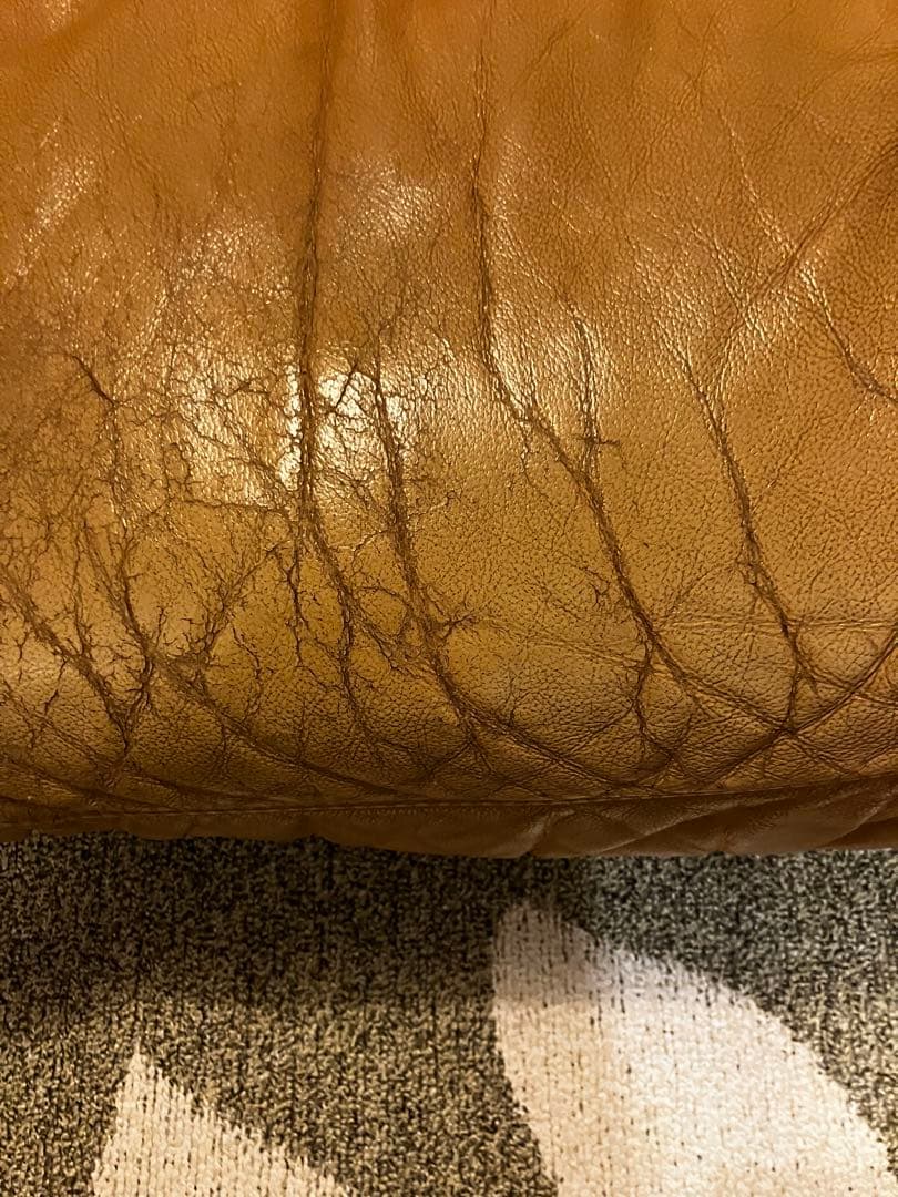 オールレザー ハイバック2人掛けソファ神奈川県港南区引取り可で1.2万円値引き