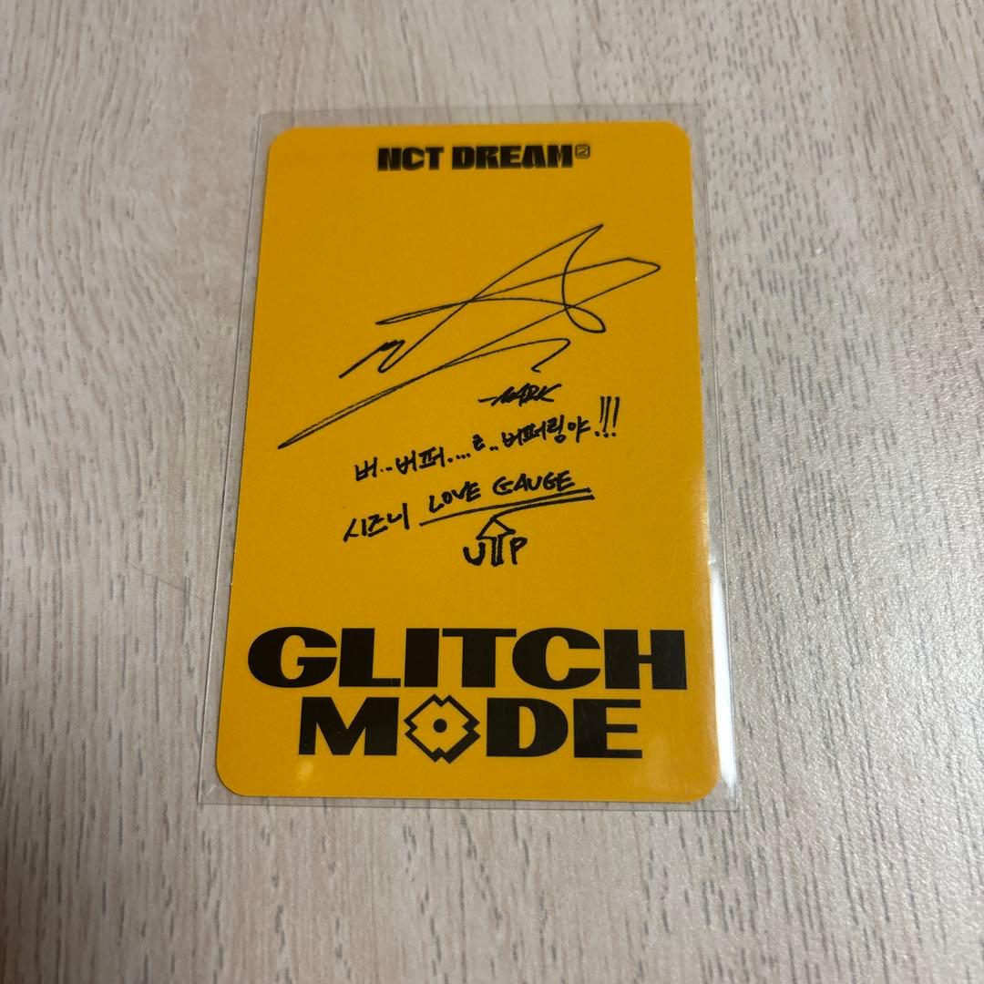 nct dream glitch mode マーク トレカ - メルカリ