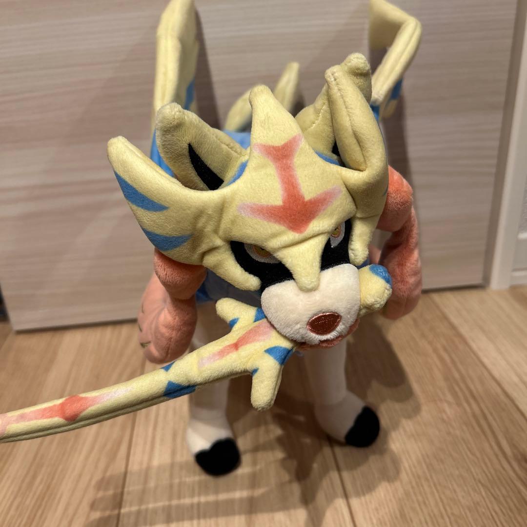 タグ付き ポケモンセンター ザシアン ぬいぐるみ タグ付き ぬいぐるみ