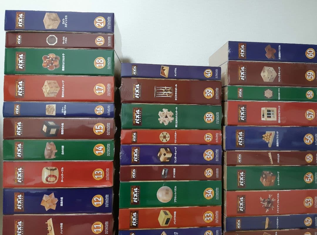 hachette アシェット　パズルコレクション　60個　セット