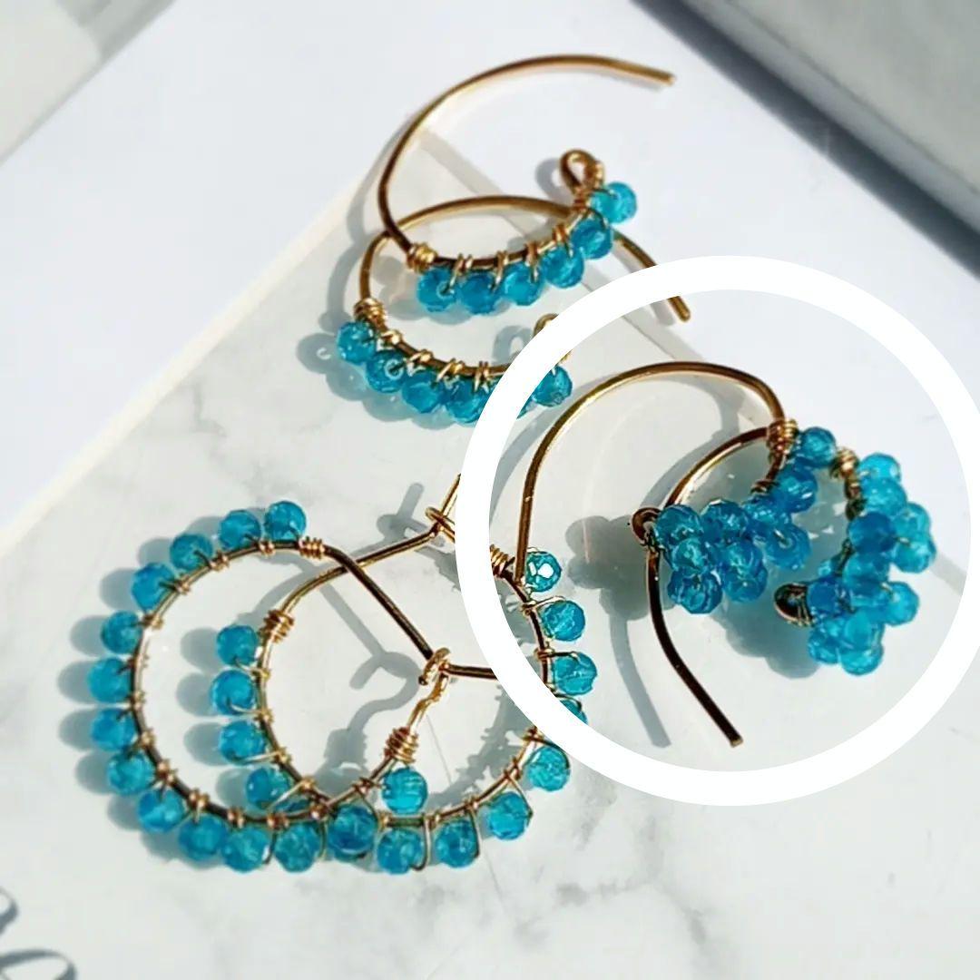 14kgf アパタイトピアス