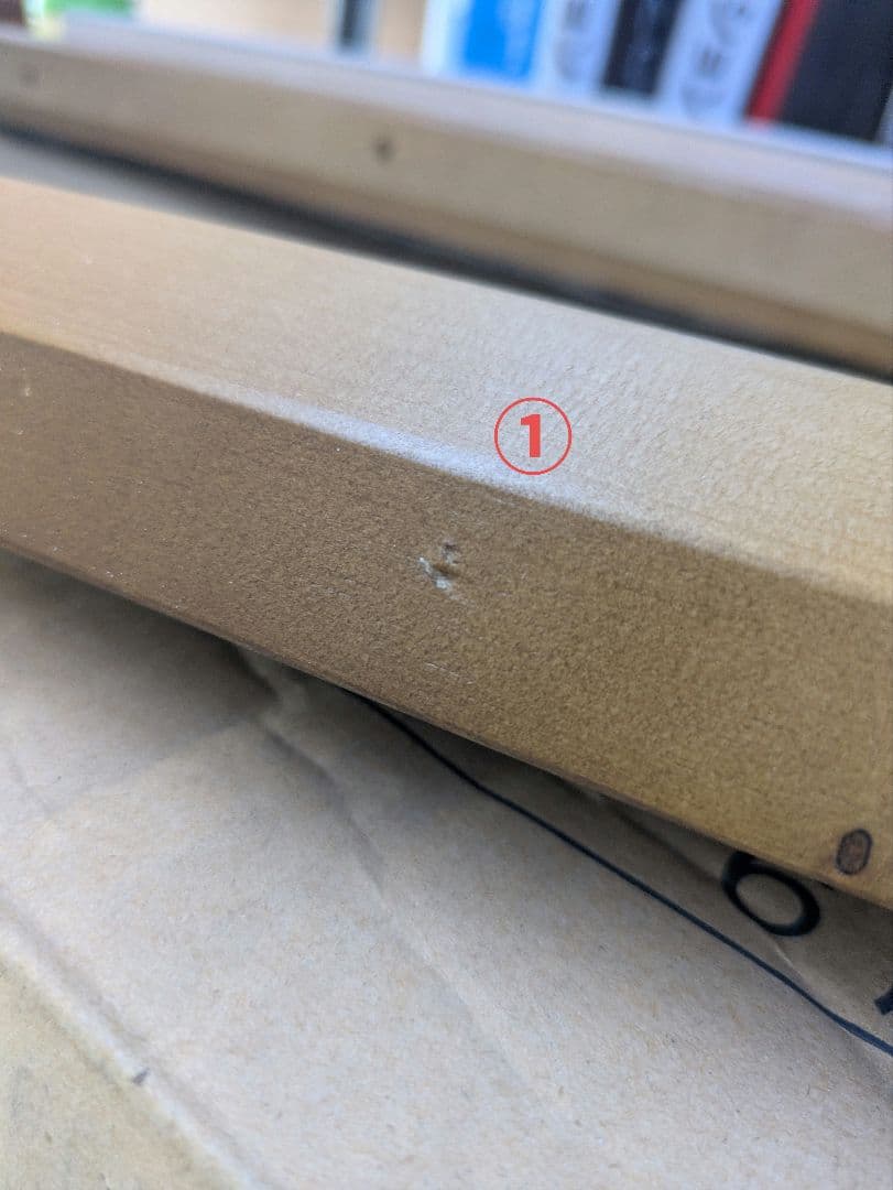 木製セミシングルベッドフレーム　LBR色