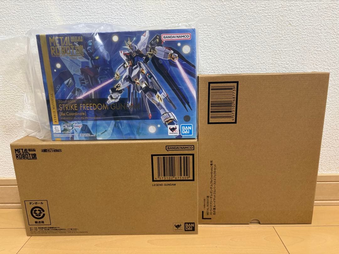 メタルロボット魂 ストライクフリーダム & 光の翼 & レジェンド 3種SET