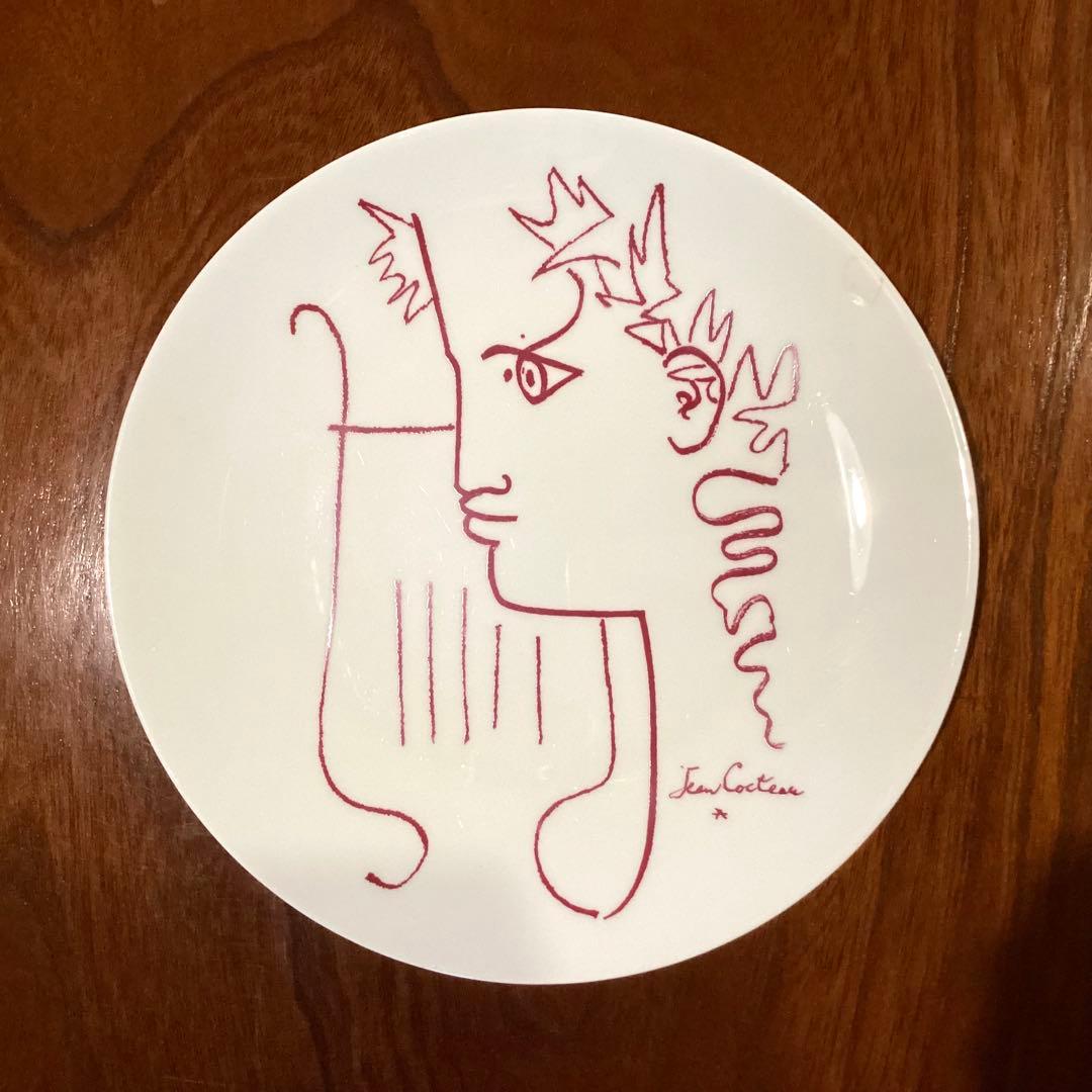 リモージュ　ジャンコクトー　Jean Cocteau 絵皿