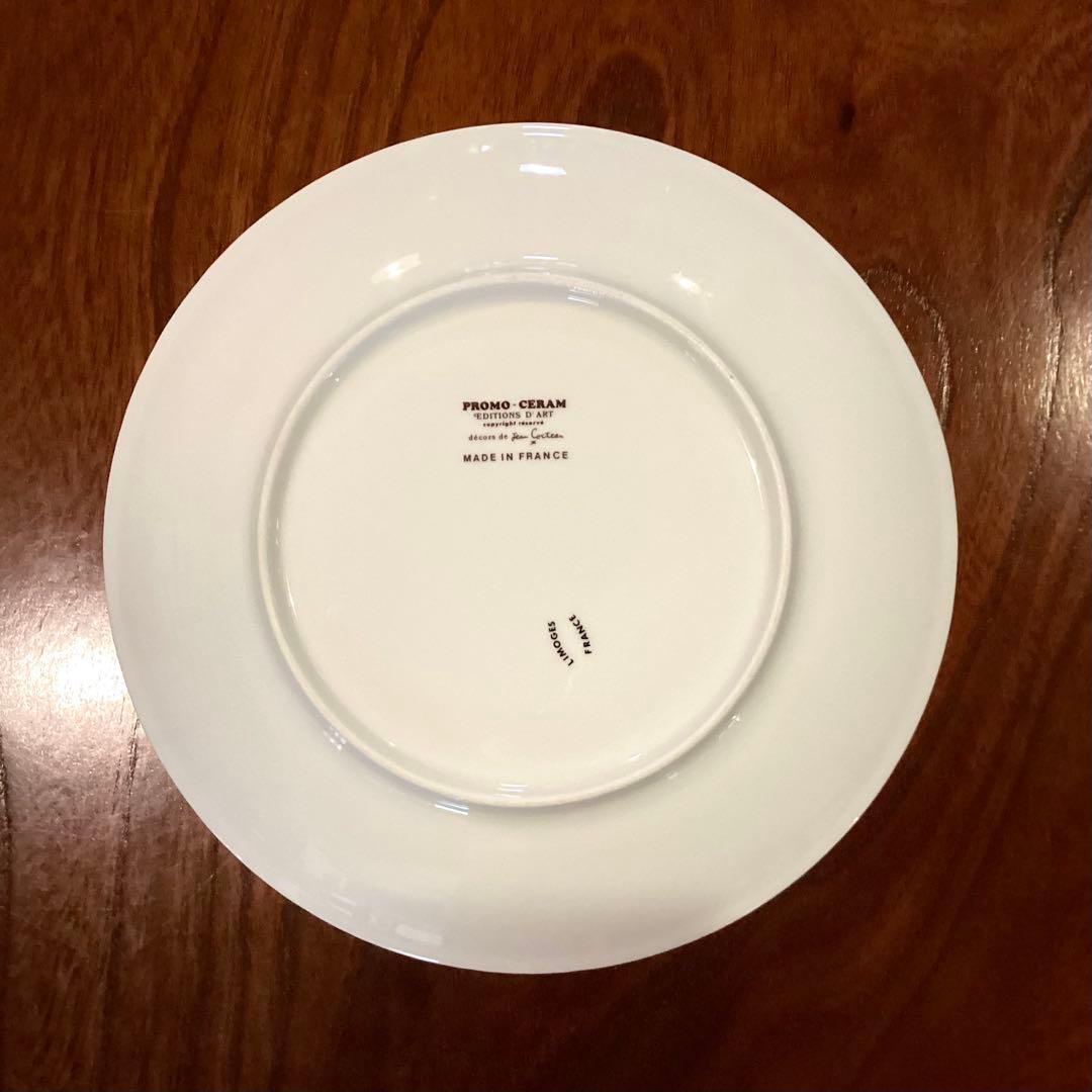 リモージュ　ジャンコクトー　Jean Cocteau 絵皿