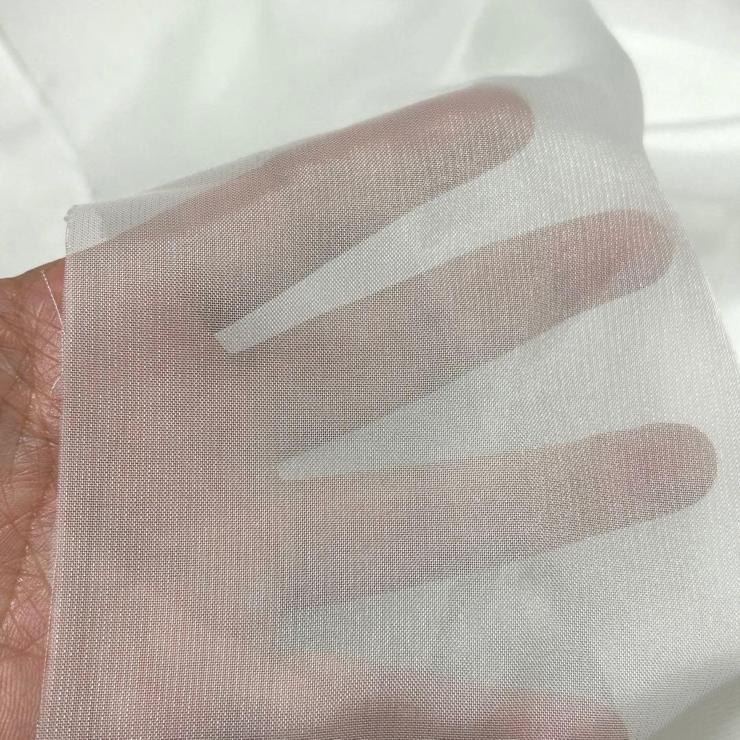 【viewooa】レースカフェカーテン　ドット柄　ご案内用