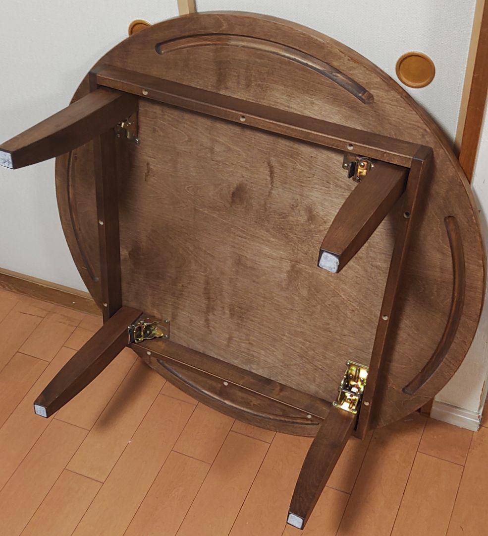 ベルメゾン ちゃぶ台 折りたたみ式 定価29900 - メルカリ
