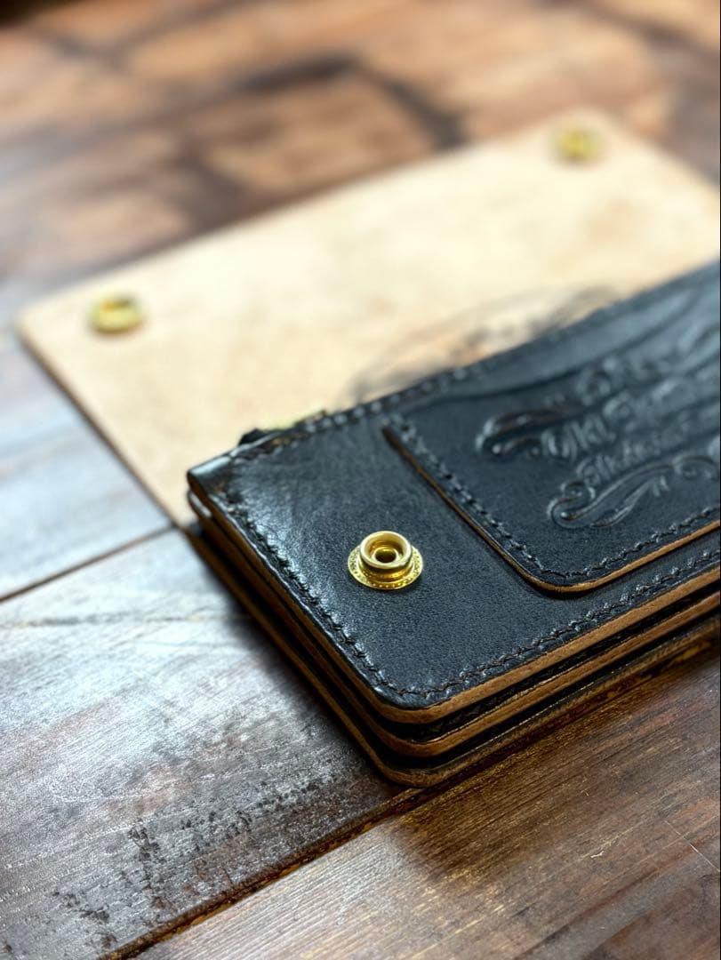 トラッカーウォレット TW-01 茶芯 ヌメ 手染め - メルカリ