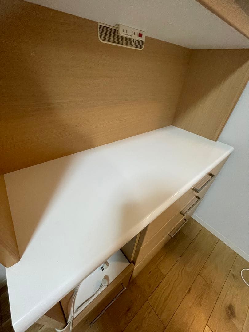 美品　ニトリ　レンジボート　木製キャビネット 120cm