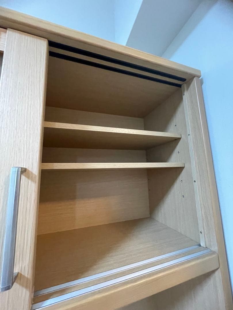 美品　ニトリ　レンジボート　木製キャビネット 120cm