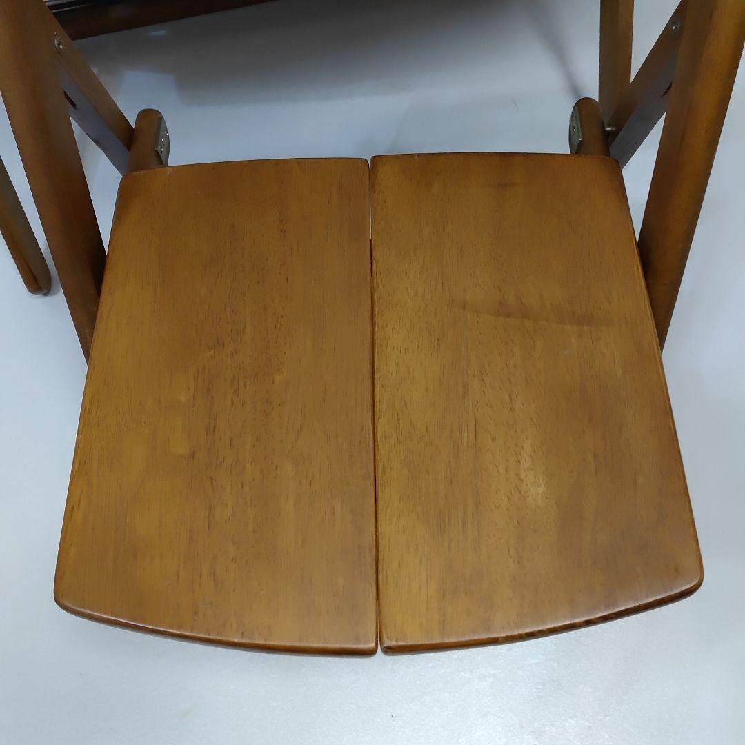 アンティーク　Desk ＆ Chair　折りたたみ　デスク ＆ チェア セット