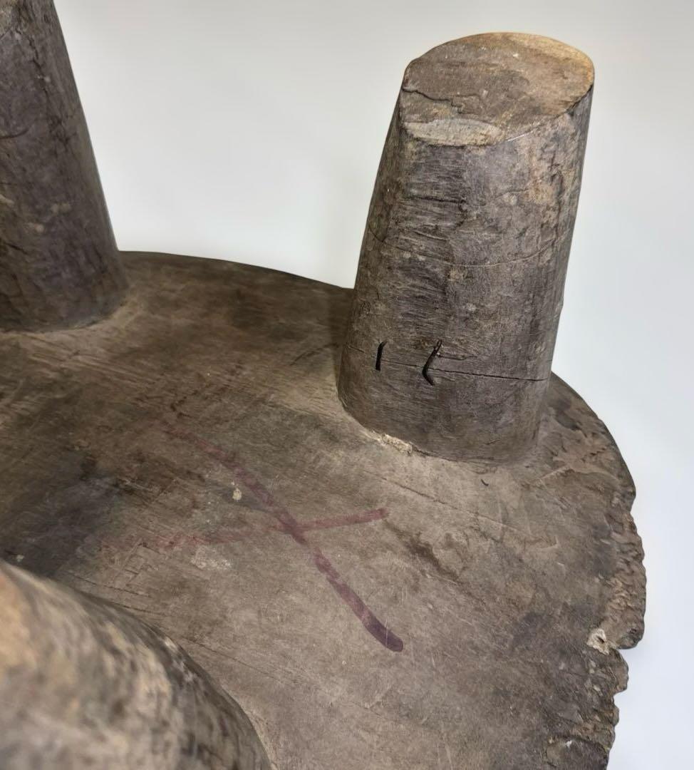 アフリカ　セヌフォ族テーブル　ハンドメイド　民具　雑貨