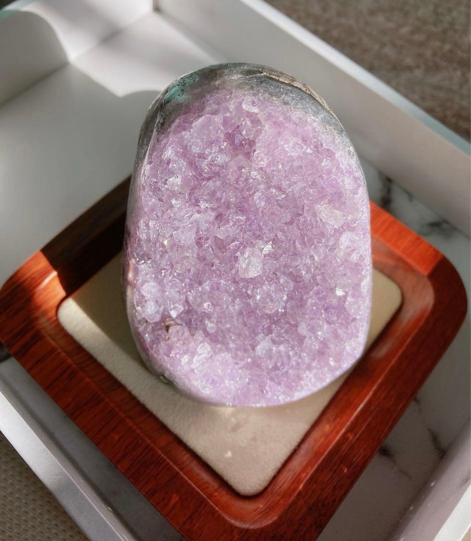 ブラジル産 アメジスト クラスター ドーム 天然石