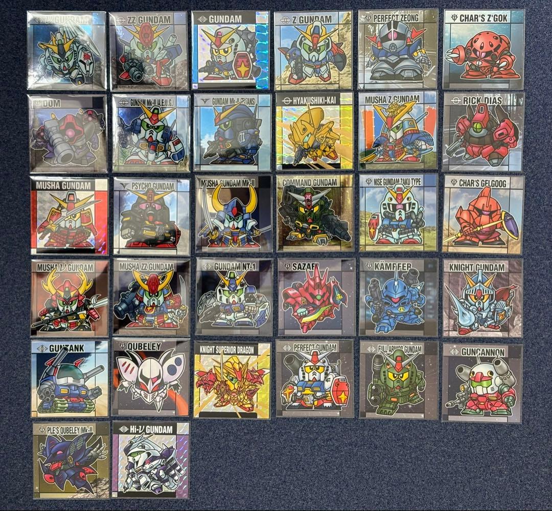 元祖SDガンダム スナックシール 32種類 フルコンプリートセット - メルカリ