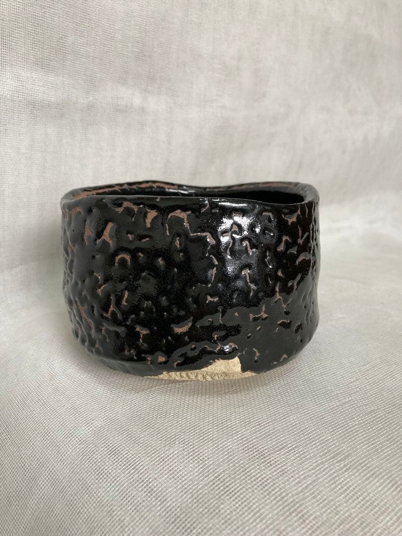 松浦真哉／鬼瀬戸黒茶碗／B34