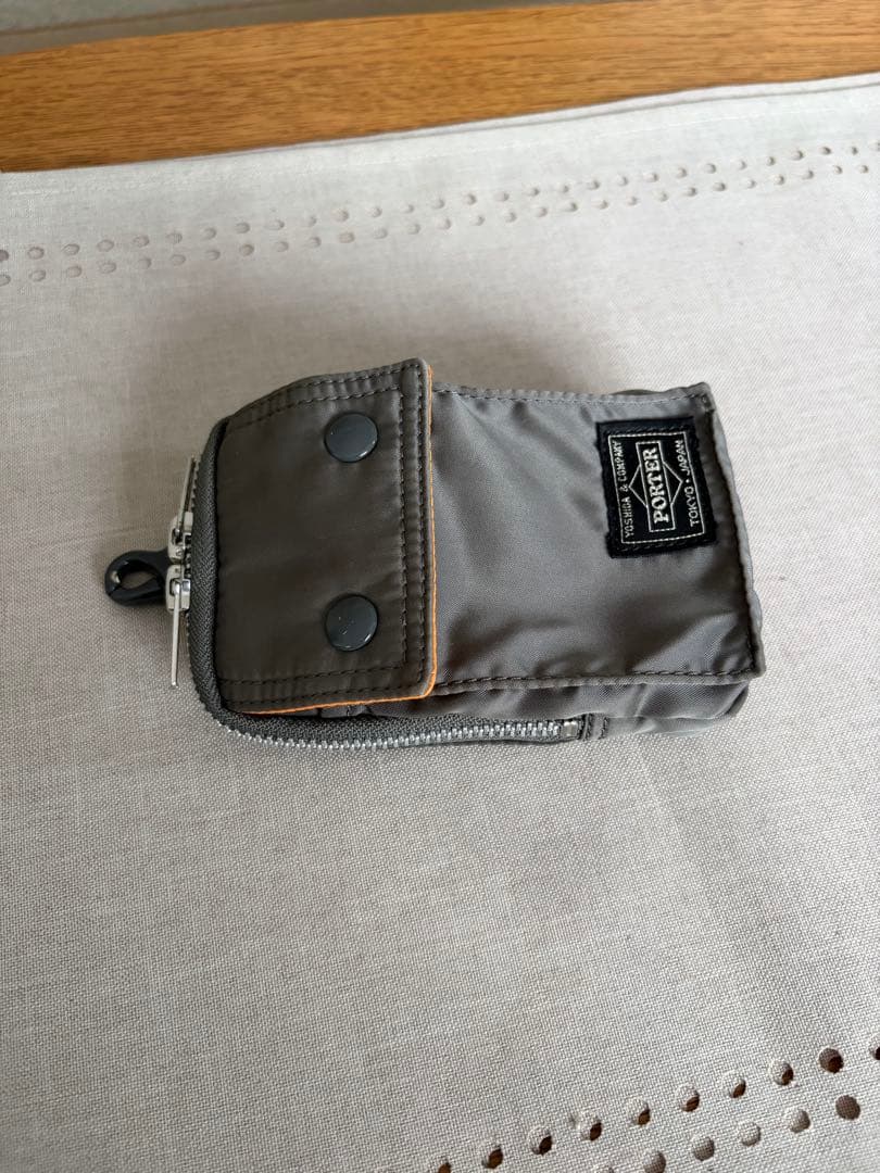 ◾️PORTER◾️ポーター　タンカー　ポーチ　シルバーグレー