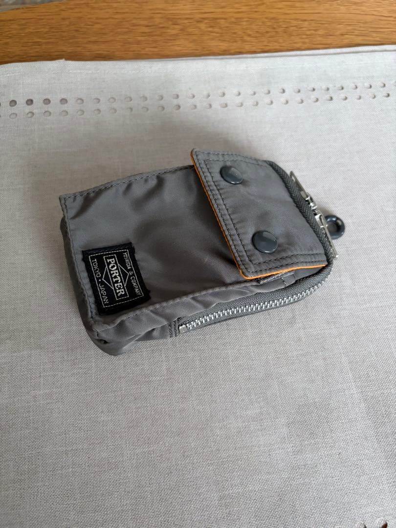 ◾️PORTER◾️ポーター　タンカー　ポーチ　シルバーグレー