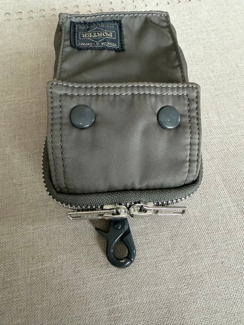 ◾️PORTER◾️ポーター　タンカー　ポーチ　シルバーグレー