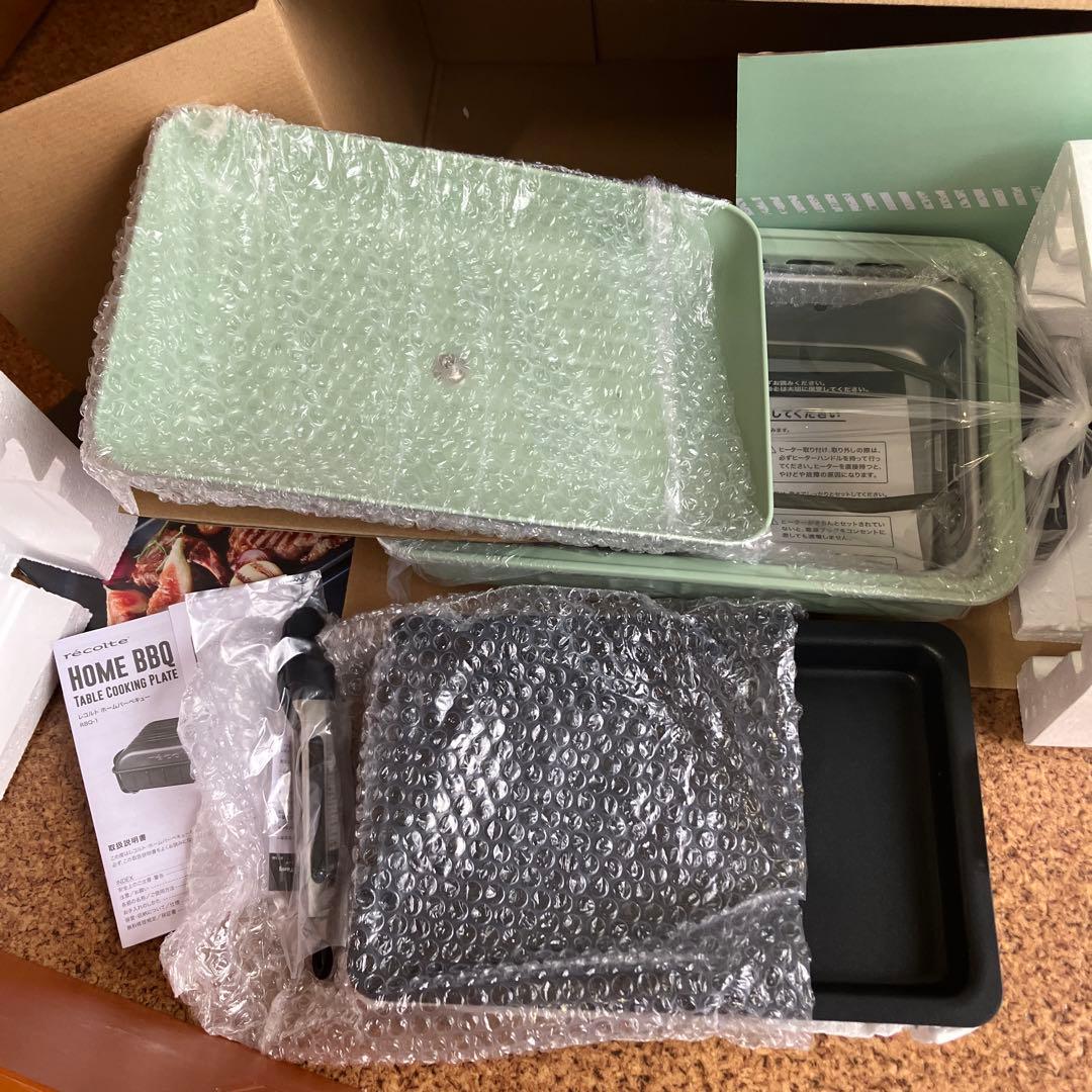 récolte レコルト BBQグリル本体、別売深鍋、たこやき3点セット