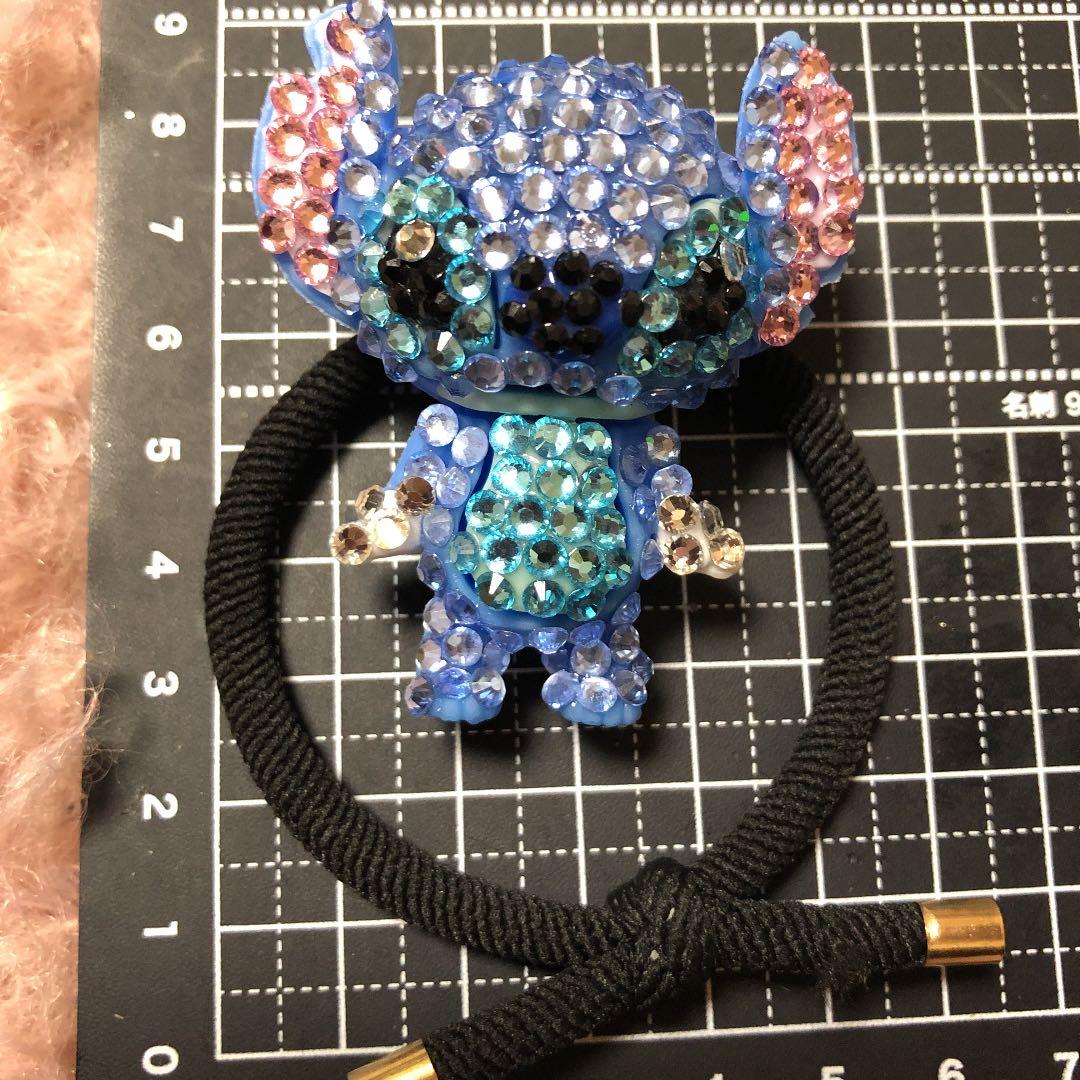 ★⭐︎ヘアゴム72キラキラストーン付大きめキャラのヘアゴムシュシュ高級可愛い