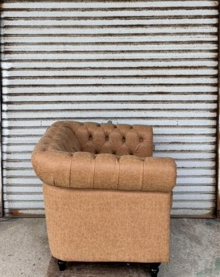 ☆送料無料☆ VINCENT / チェスターフィールド / 1Pソファ