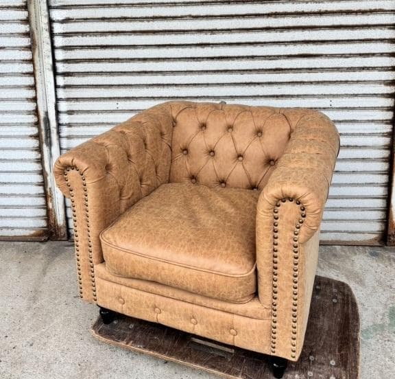 ☆送料無料☆ VINCENT / チェスターフィールド / 1Pソファ