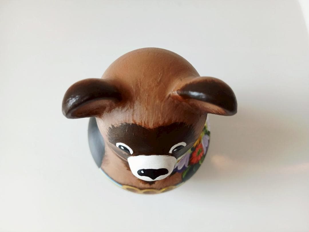 【CBT075】9cm級おきあがりこぼし(大) スベトラーナモスクワ五輪ミ-シャ