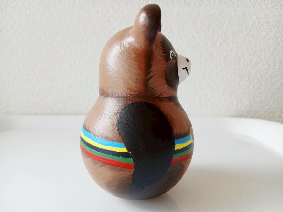 【CBT075】9cm級おきあがりこぼし(大) スベトラーナモスクワ五輪ミ-シャ