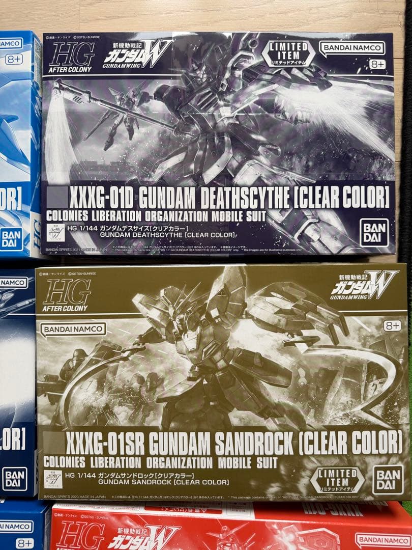 HG 1/144 ガンプラ ガンダムW クリアカラー 6体セット - メルカリ