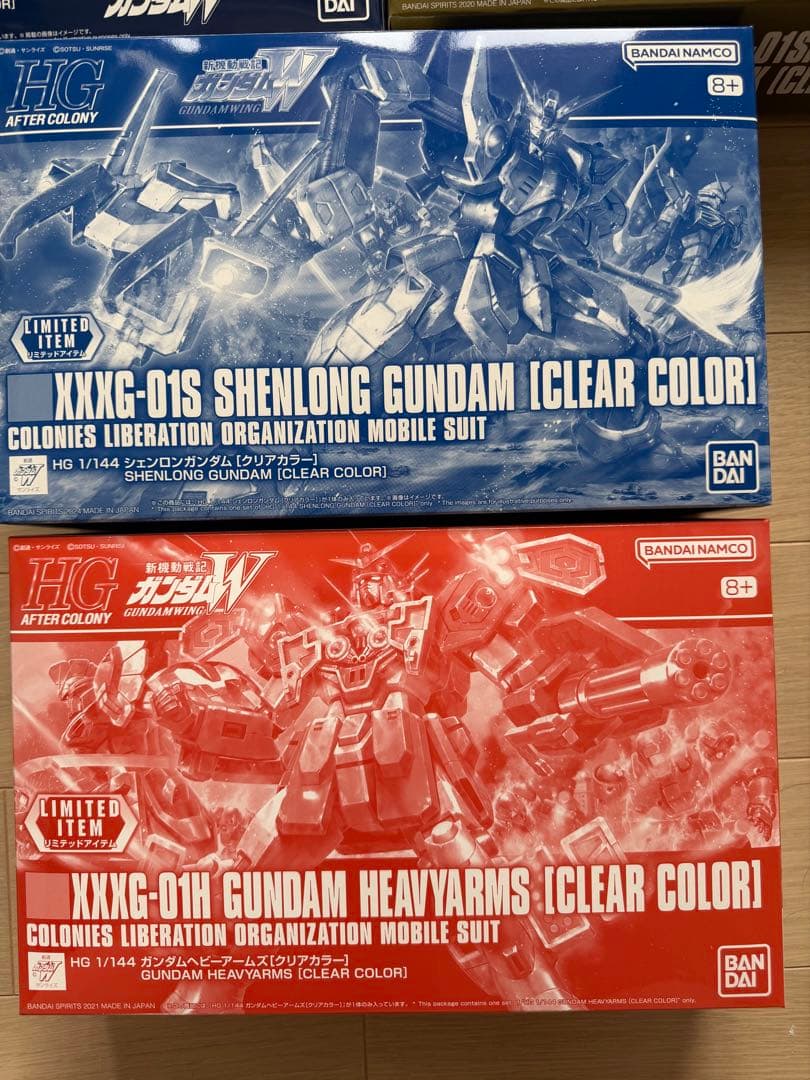 HG 1/144 ガンプラ ガンダムW クリアカラー 6体セット - メルカリ