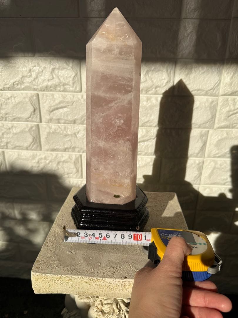 ローズクォーツ ポイント（タワー）