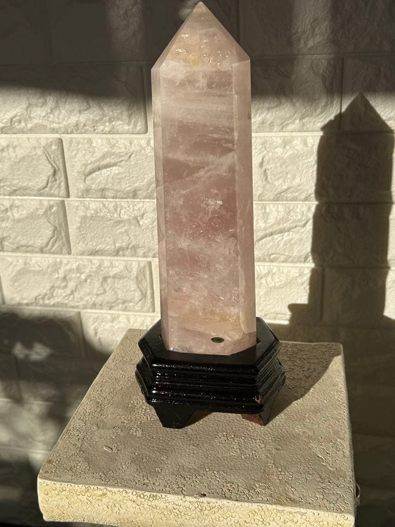 ローズクォーツ ポイント（タワー）