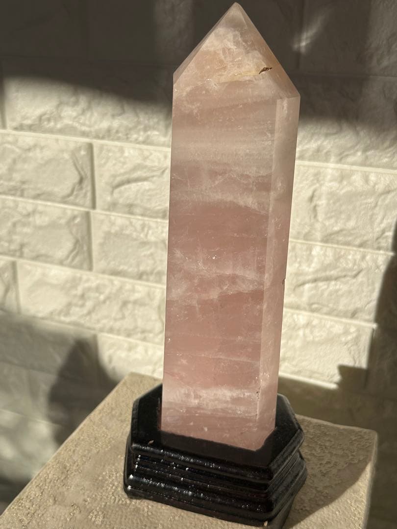 ローズクォーツ ポイント（タワー）