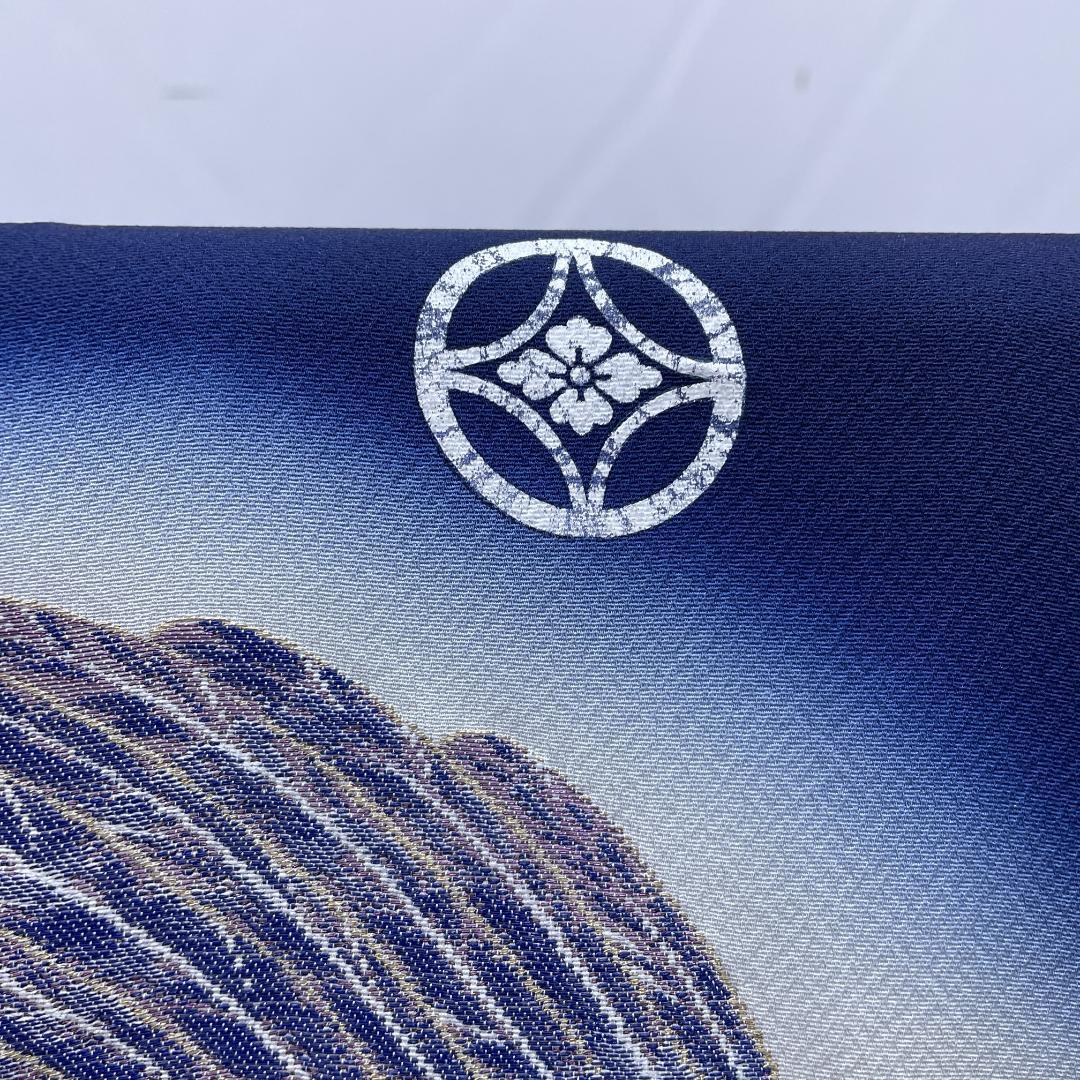 Y★3998★ ジャンク品 男の子 着物 かけ着 男児 一つ身 紋入り