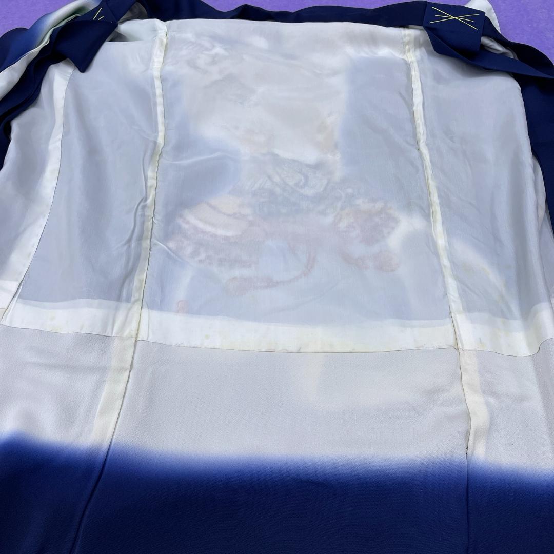 Y★3998★ ジャンク品 男の子 着物 かけ着 男児 一つ身 紋入り