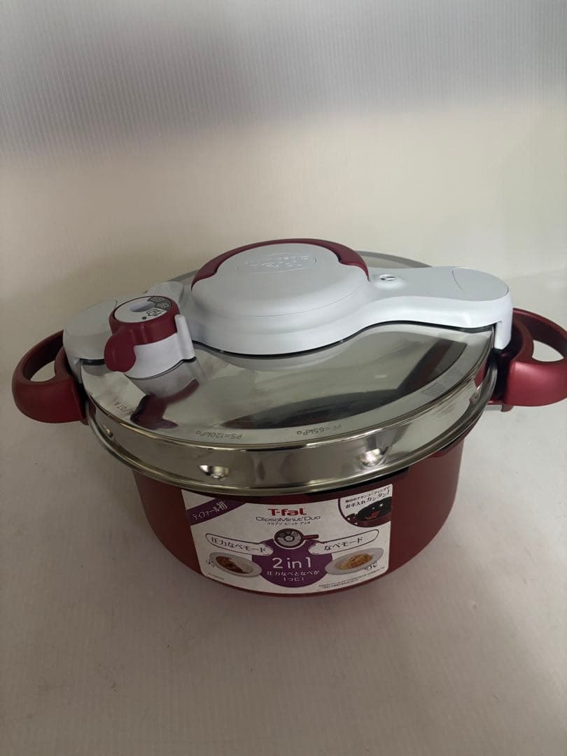 【美品‼️数回使用】T-fal 圧力鍋　5.2L クリプソ　ミニット　デュオ