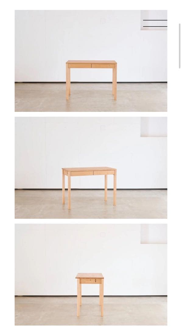 杉工場デスク　レグシー【90cm幅】