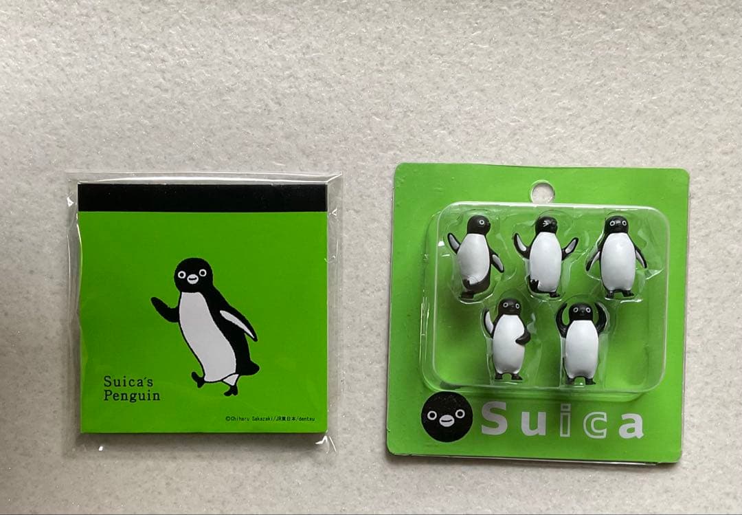 Suicaのペンギン マグネット5個セットとメモ帳 - メルカリ