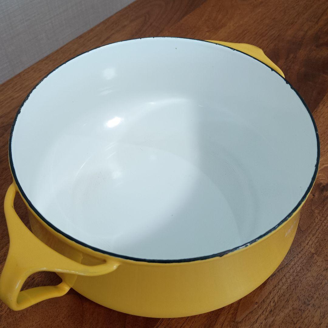DANSK イエロー ホーロー鍋 ミルクパン